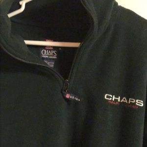 Chaps fleece 3/4 zip sweater